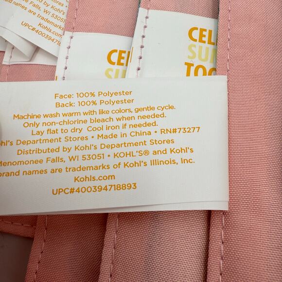 Kohl's Placemats Set of 8 13"x18" Celebrate Summer Together Flamingo Washable - Picture 11 of 14